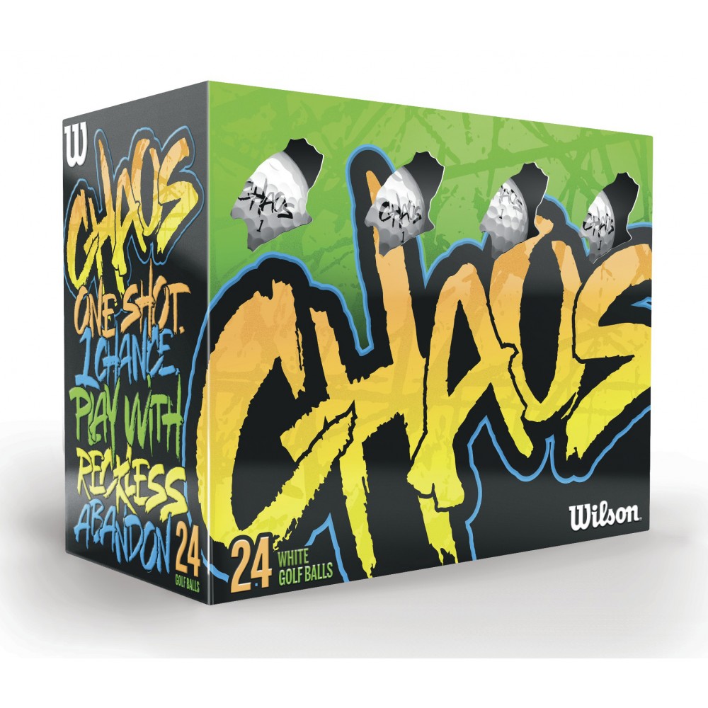 Custom Imprinted Wilson Choas Golf Ball - 24-Ball Pack Custom Imprinted Wilson Choas Golf Ball - 24-Ball Pack