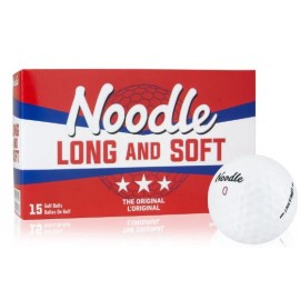 TaylorMade Noodle Long & Soft Golf Ball (15 Pack) with Logo  TaylorMade Noodle Long & Soft Golf Ball (15 Pack) with Logo
