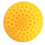 Custom Imprinted Yellow Pitching Machine Softball (12" Diameter)