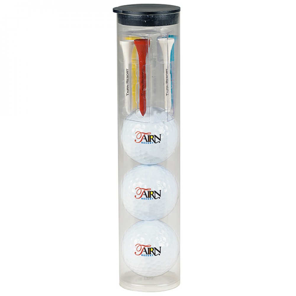 Callaway Par Pack Tube w/3 Warbird 2.0 Golf Balls & 6 Tees Custom Branded Callaway Par Pack Tube w/3 Warbird 2.0 Golf Balls & 6 Tees Custom Branded