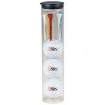 Callaway Par Pack Tube w/3 Warbird 2.0 Golf Balls & 6 Tees Custom Branded