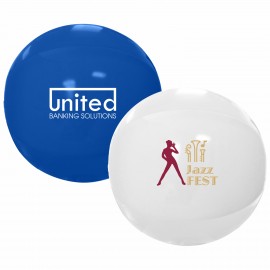 Logo Branded 12" Solid-Color Beach Ball