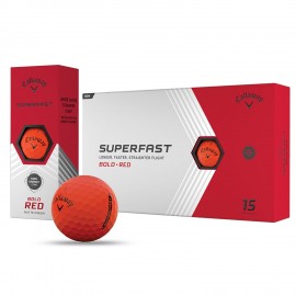 Promotional Callaway Super Fast Bold Red Golf Balls - 15 Ball Pack