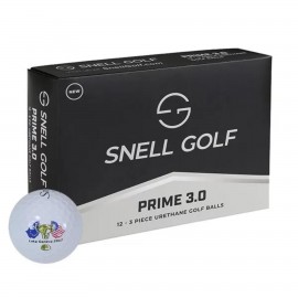 Logo Branded Snell PRIME 3.0 Golf Balls with Custom Imprints