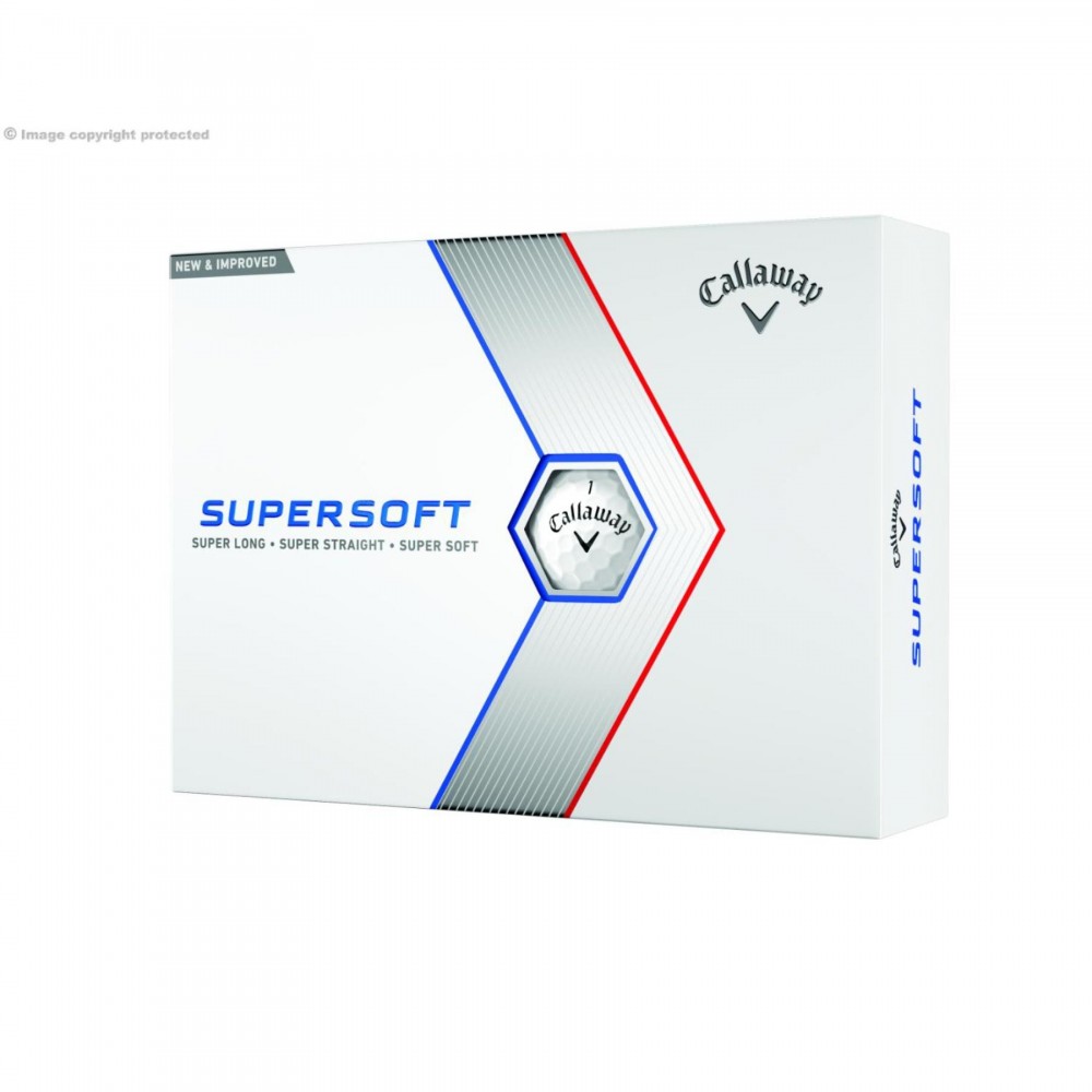 Callaway Supersoft Golf Balls with Custom Imprints with Logo Callaway Supersoft Golf Balls with Custom Imprints with Logo