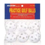 Plastic Golf Ball (6 Pack) Custom Branded