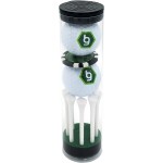 Promotional 2 Ball Domed Poker Chip Tube with Tees