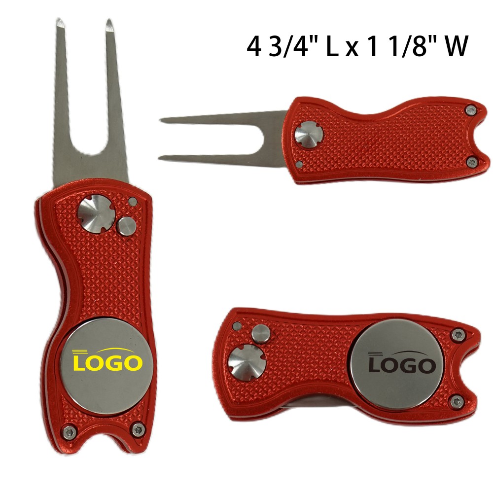 Promotional Switch Blade Style Golf Divot Tool Promotional Switch Blade Style Golf Divot Tool