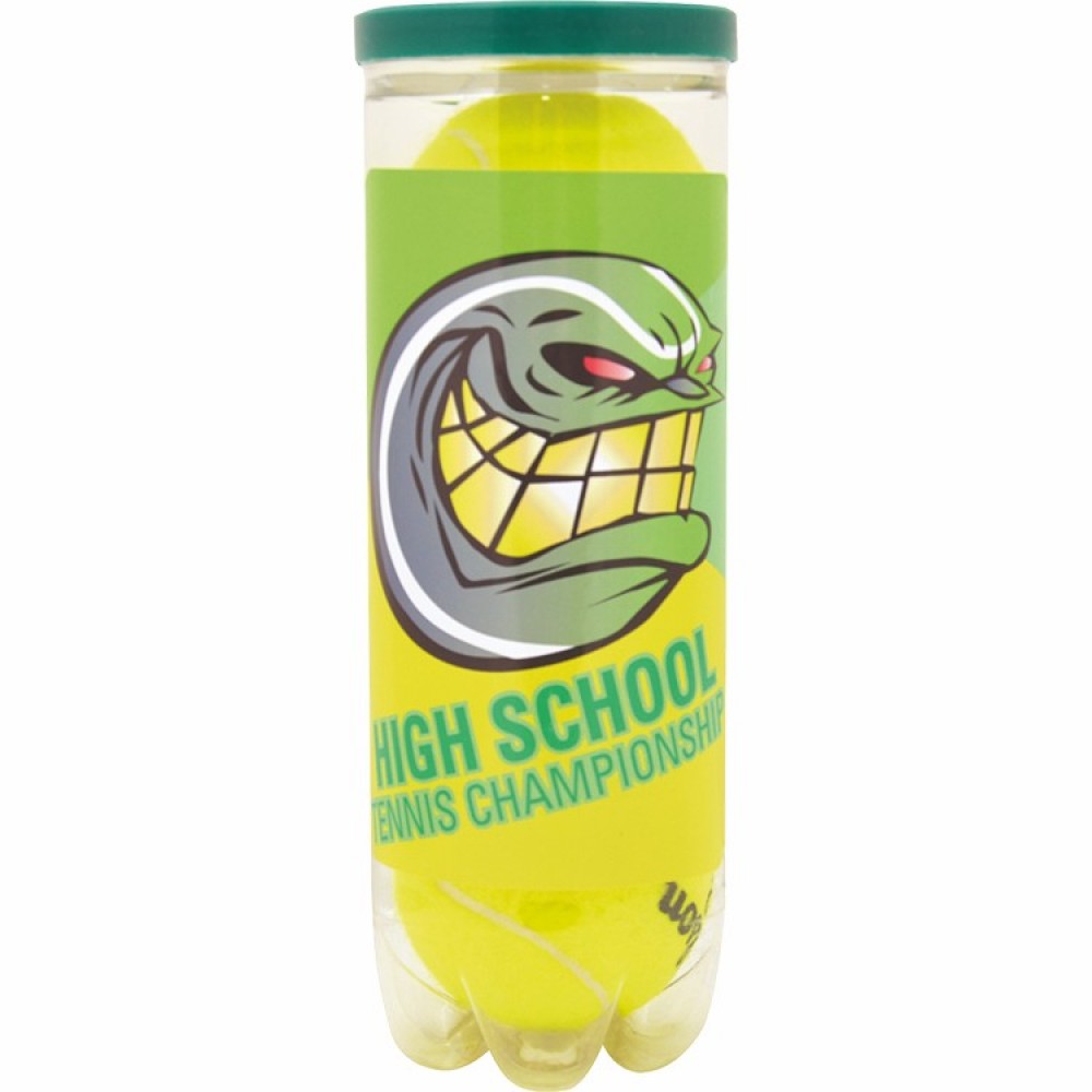 Wilson Championship Tennis Balls w/ Full Can Wrap Custom Imprinted Wilson Championship Tennis Balls w/ Full Can Wrap Custom Imprinted