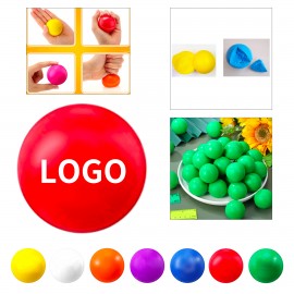 Logo Branded Motivational Stress Balls - 4cm Inspirational Squeeze Toys for Relief & Focus