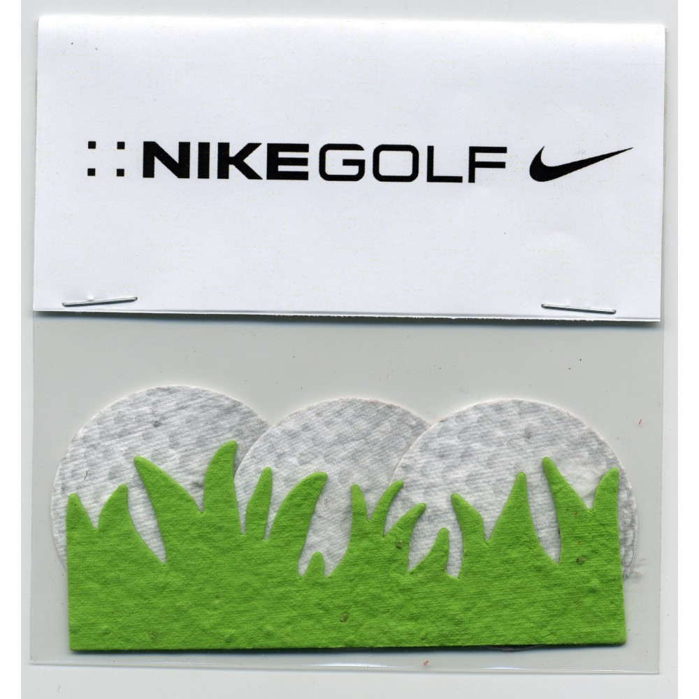 Logo Branded Seeded Gift Packs (3 GOLF BALLS AND GRASS Shapes)