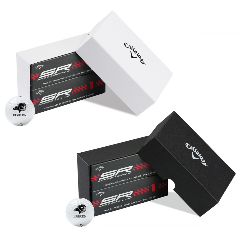 Personalized Callaway Chrome Soft X Golf Ball - 6 Ball Box