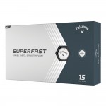 Callaway 2022 Superfast Golf Balls - White with Logo
