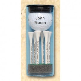 Custom "Top Flite" Golf Ball Tube w/ 1 Ball & Six 3 1/4" Tees  Custom "Top Flite" Golf Ball Tube w/ 1 Ball & Six 3 1/4" Tees