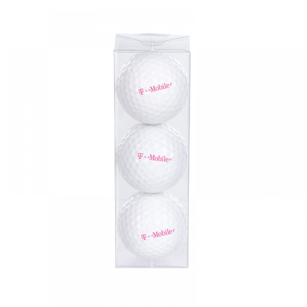 Custom Economy Triple Golf Ball Pack
