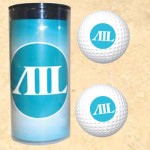 Personalized 4-Color Image Insert Golf Ball Tube w/ 2 Wilson "Ultra" Golf Balls
