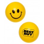 Custom Happy Face Smiley Stress Ball Reliever