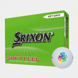 Srixon 12 Pack Soft Feel Golf Balls with Logo