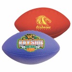7" Solid Color Foam Football with Logo
