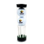 2 Ball Tube with Tees with Logo