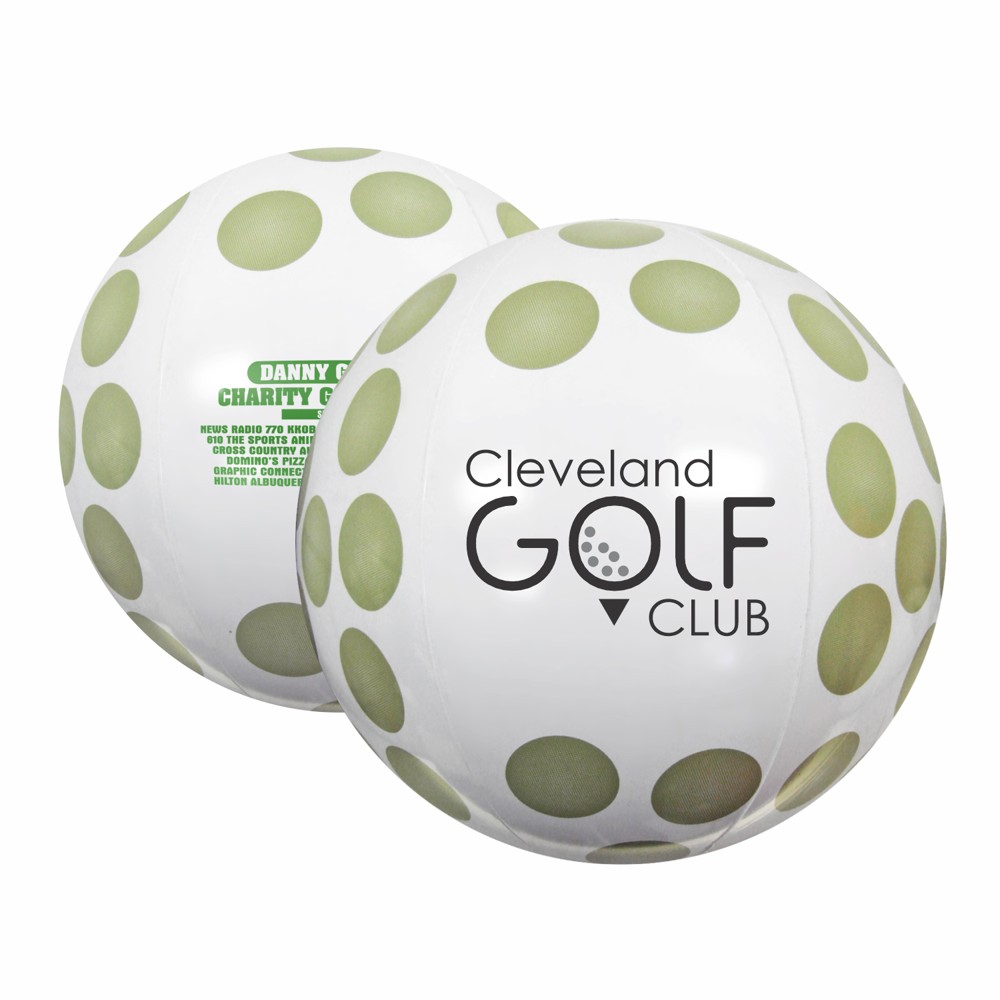 16" Sport Beach Ball - Golf with Logo