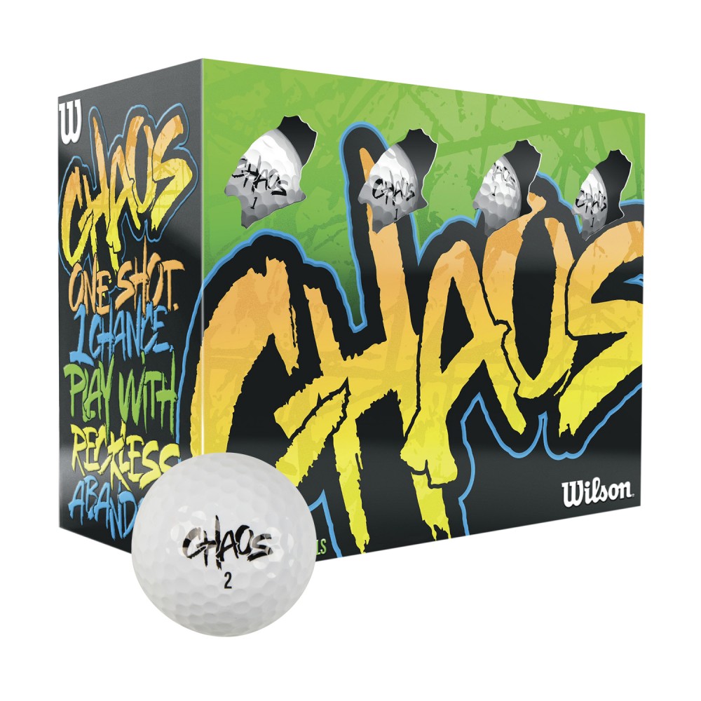 Logo Printed Wilson Chaos Double Dozen Logo Printed Wilson Chaos Double Dozen