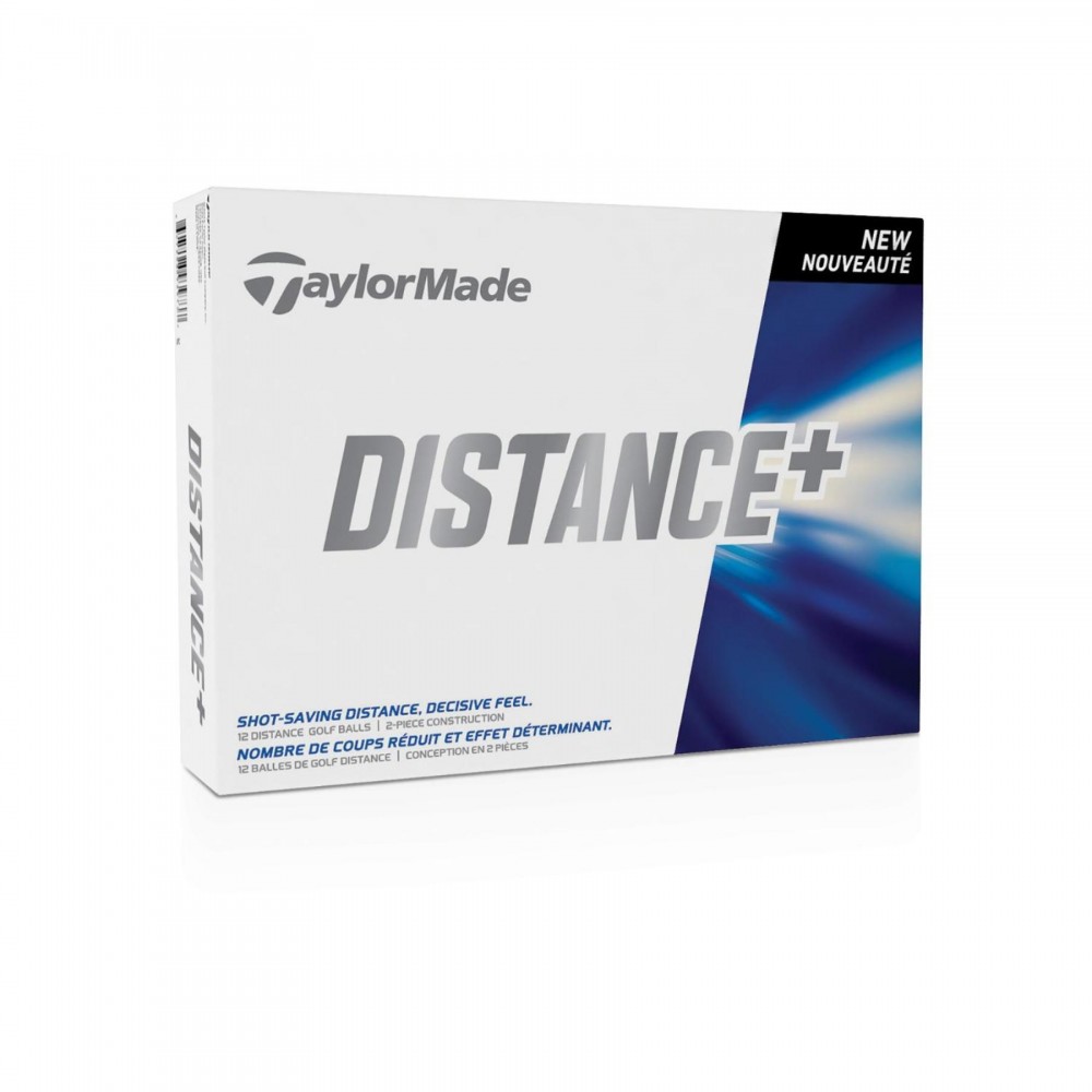 Custom TaylorMade Distance+ Golf Ball with Custom Imprints Custom TaylorMade Distance+ Golf Ball with Custom Imprints