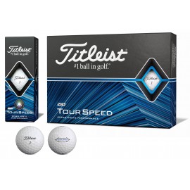 Personalized Titleist Tour Speed Golf Ball - Dozen Box