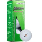 Srixon Soft Feel Golf Balls - 3 Pack with Logo