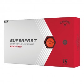 Promotional Callaway 2022 Superfast Golf Balls - Bold Red