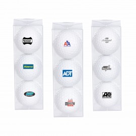 Personalized Economy Triple Golf Ball Pack  Personalized Economy Triple Golf Ball Pack