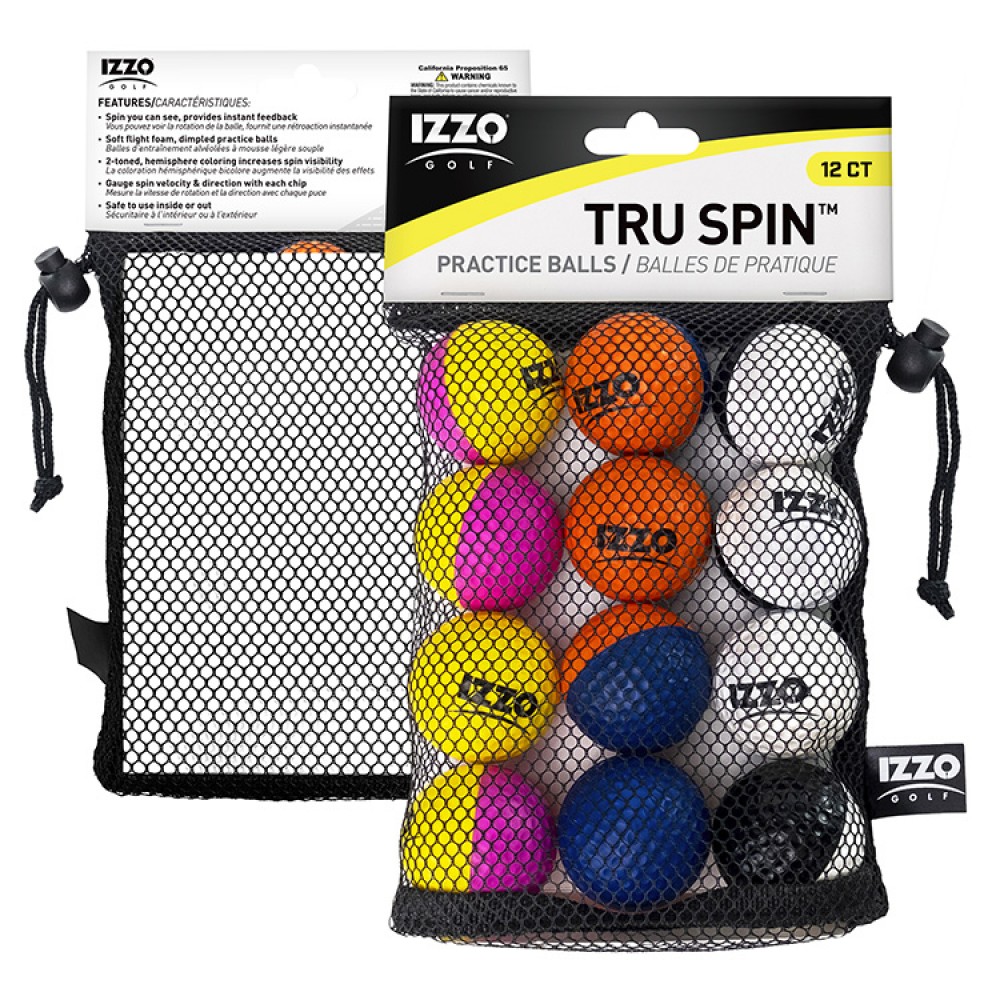 Custom IZZO Tru-Spin Practice Balls