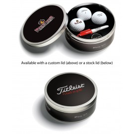 Titleist Velocity Golf Ball - 3-Ball Tin (Custom Lid) with Logo  Titleist Velocity Golf Ball - 3-Ball Tin (Custom Lid) with Logo