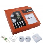 Promotional Boxed Golf Premium Gift Set Includes A Towel