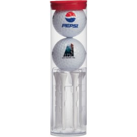 Wilson Staff 50 Elite Golf Ball - 2-Ball Tube w/ 6 Tees with Logo  Wilson Staff 50 Elite Golf Ball - 2-Ball Tube w/ 6 Tees with Logo