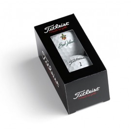 Customized Titleist Tour Soft YELLOW Golf Ball - 2-Ball Stock Sleeve