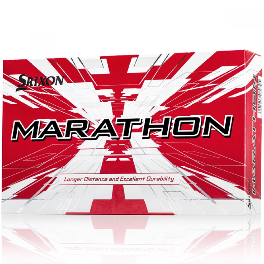 Logo Printed Srixon Marathon 2 15 Ball Pack golf balls Logo Printed Srixon Marathon 2 15 Ball Pack golf balls