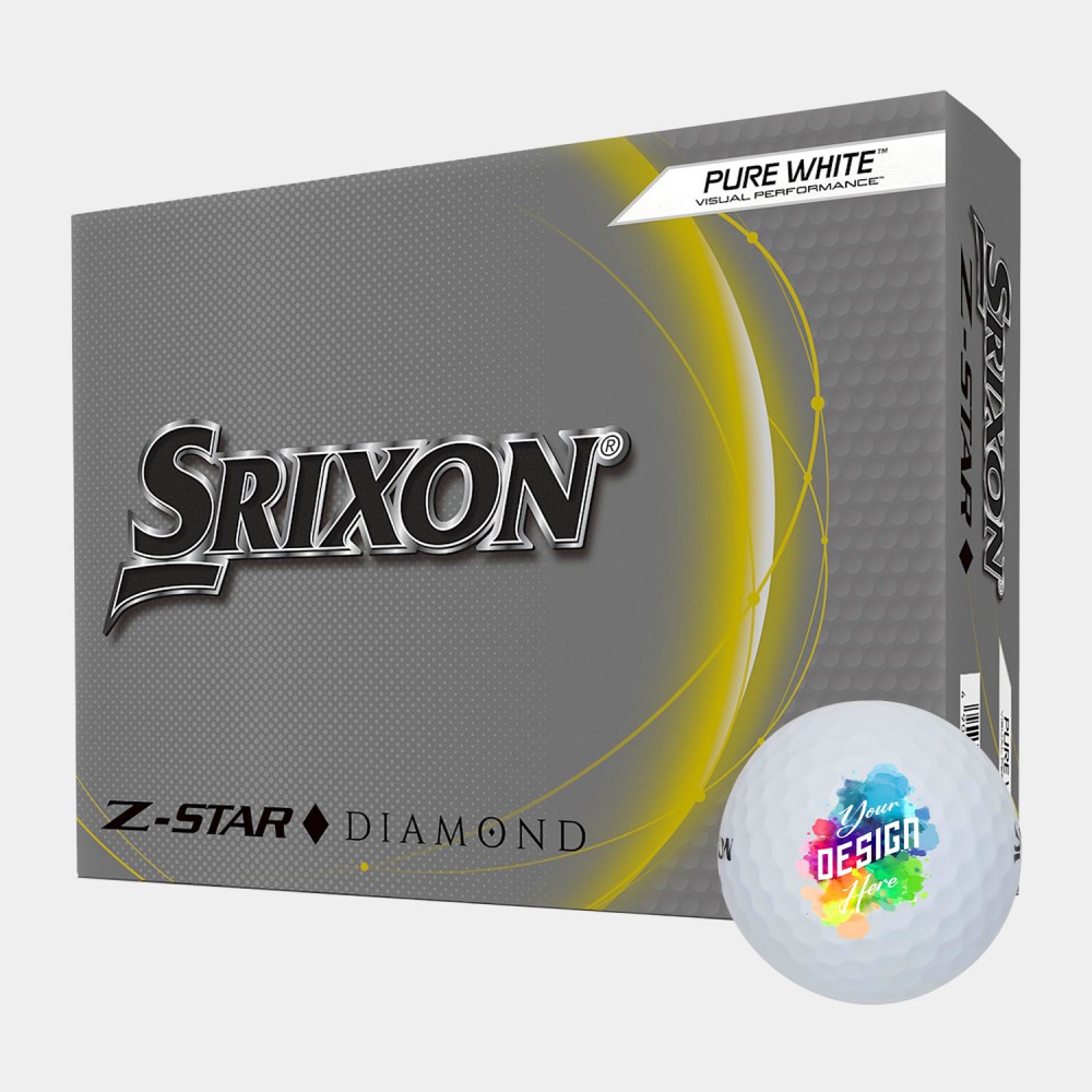 Srixon 12 Pack Z-STAR DIAMOND Golf Balls with Logo Srixon 12 Pack Z-STAR DIAMOND Golf Balls with Logo