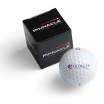 Logo Branded Pinnacle Soft - White Golf Ball - 1-Ball Box (packed in 12-ball outer box)