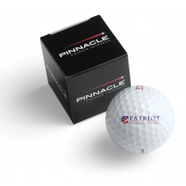 Logo Branded Pinnacle Soft - White Golf Ball - 1-Ball Box (packed in 12-ball outer box)  Logo Branded Pinnacle Soft - White Golf Ball - 1-Ball Box (packed in 12-ball outer box)