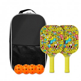 Custom New 4-Piece Pickleball Set