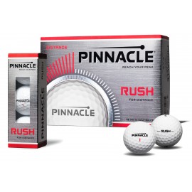 Pinnacle Rush (Distance) Golf Ball - Dozen Box with Logo  Pinnacle Rush (Distance) Golf Ball - Dozen Box with Logo