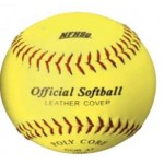 Official NFHS Approved Poly Core Optic Yellow Softball (11" Diameter) Custom Branded