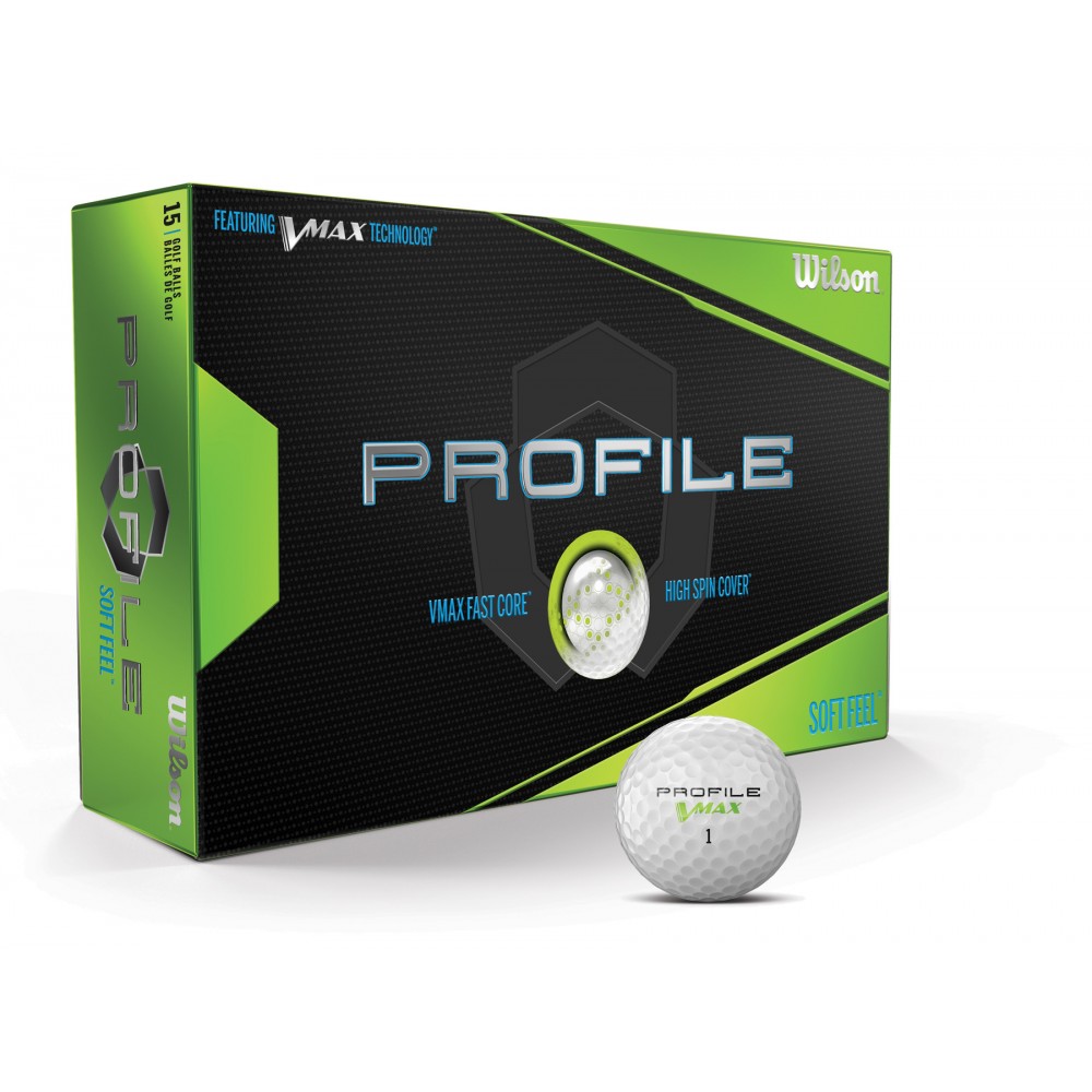 Wilson Profile V Max - 15 Ball Box Custom Imprinted Wilson Profile V Max - 15 Ball Box Custom Imprinted