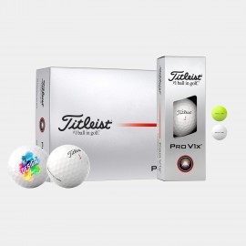 Logo Branded Titleist Pro V1x Golf Balls with Custom Imprints