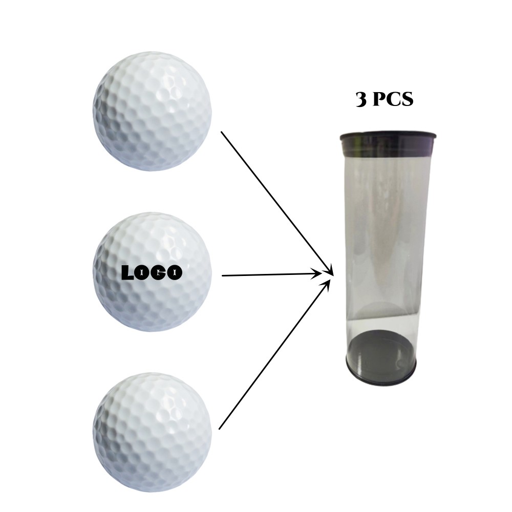 Logo Branded Triple Golf Ball Packs