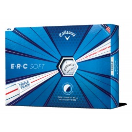 Callaway ERC Soft Triple Track White Golf Ball - Dozen Box with Logo  Callaway ERC Soft Triple Track White Golf Ball - Dozen Box with Logo