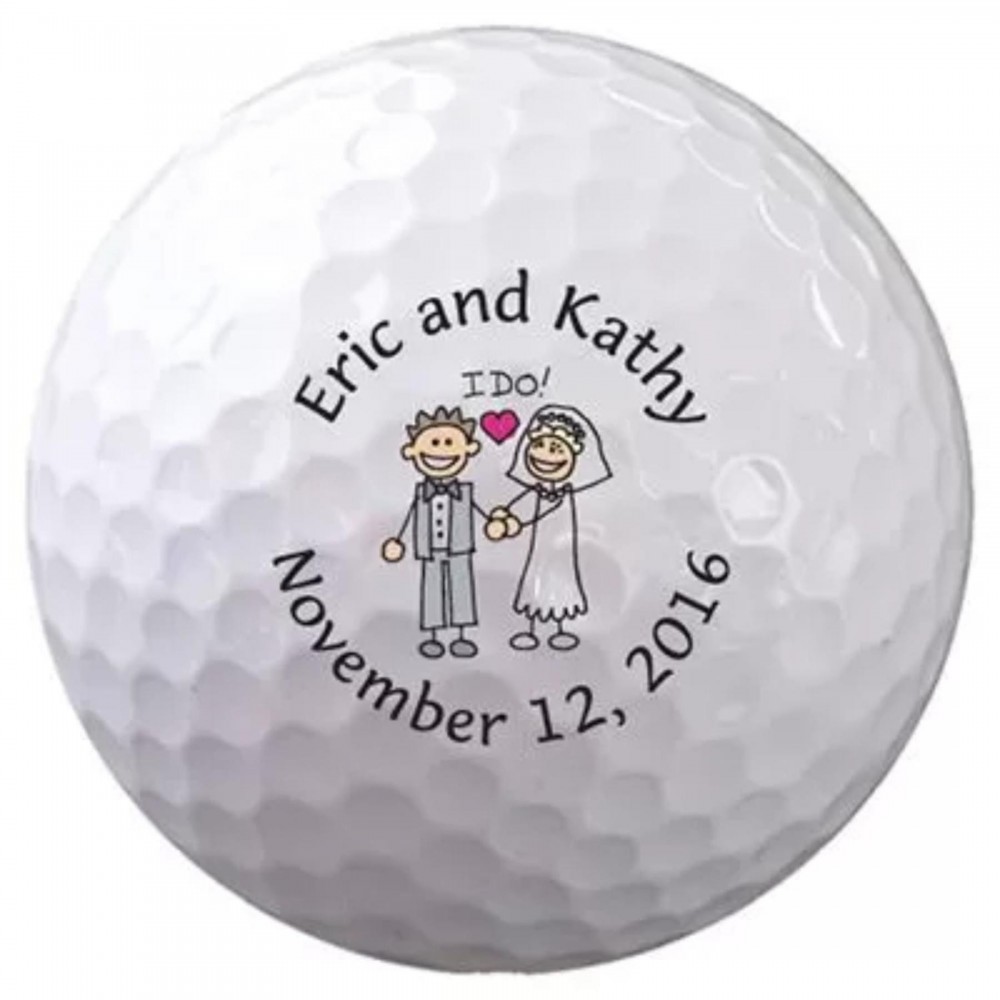 Wedding Custom Logo Golf Balls with Logo Wedding Custom Logo Golf Balls with Logo