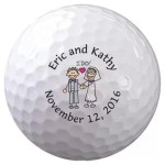 Wedding Custom Logo Golf Balls with Logo
