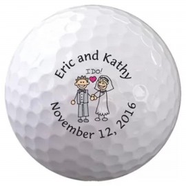 Personalized Wedding Custom Logo Golf Balls